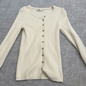 Faherty women’s cotton Milo cardigan - size small - worn once